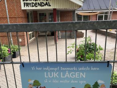 Låge til børnehaven
